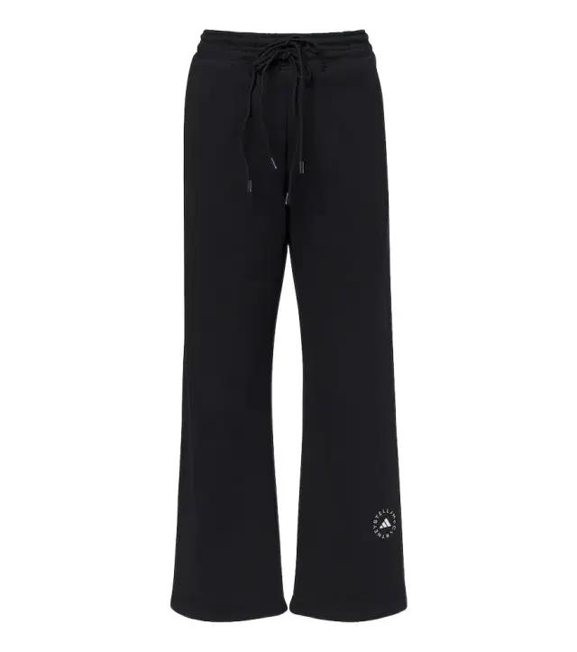 Adidas by Stella McCartney Logo cotton wide-leg sweatpants