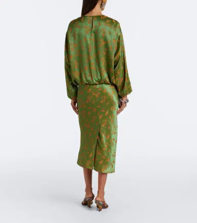 Dries Van Noten Floral midi skirt | Thumbnail 3