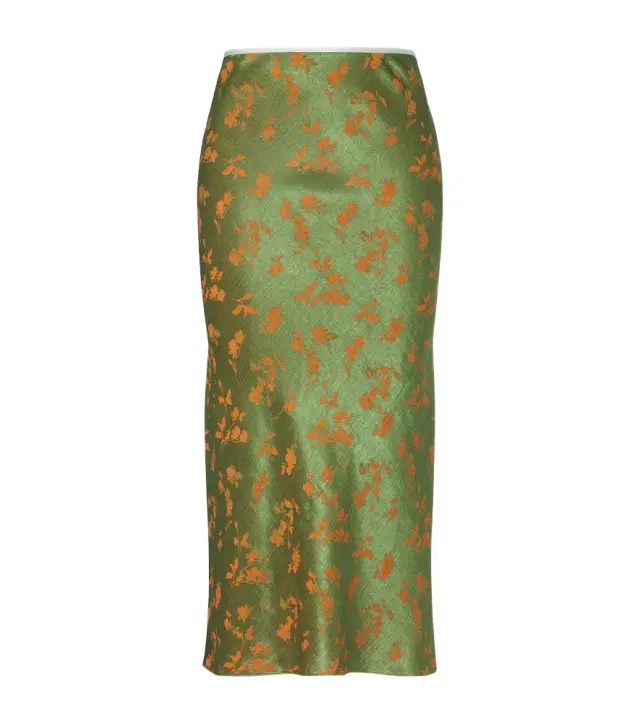 Dries Van Noten Floral midi skirt