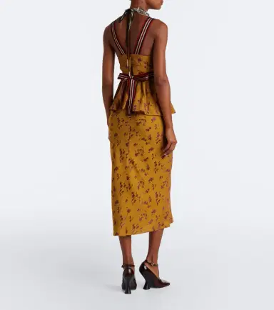 Dries Van Noten Floral midi skirt | Thumbnail 4