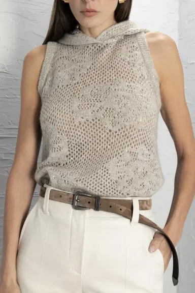 Brunello Cucinelli Glam Hooded Vest | Thumbnail 3 Brunello Cucinelli Glam Hooded Vest | Thumbnail 3