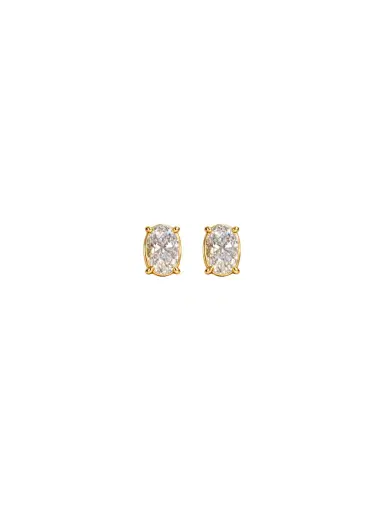 Wish Fine Jewelry 1.05ct Diamond 18K Gold Single Stud Earring | Thumbnail 1