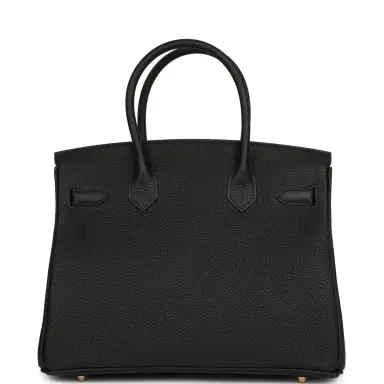 HERMÈS Hermes Birkin 30 Black Togo Gold Hardware | Thumbnail 4