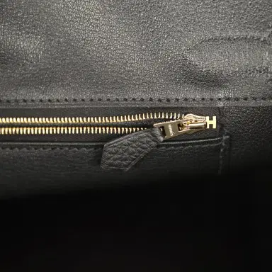 HERMÈS Hermes Birkin 30 Black Togo Gold Hardware | Thumbnail 9