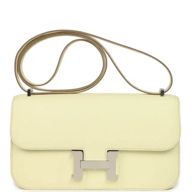 HERMÈS Hermes Constance Elan Jaune Milton Epsom Palladium Hardware