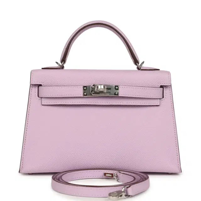HERMÈS Hermes Kelly Sellier 20 Guimauve Epsom Palladium Hardware