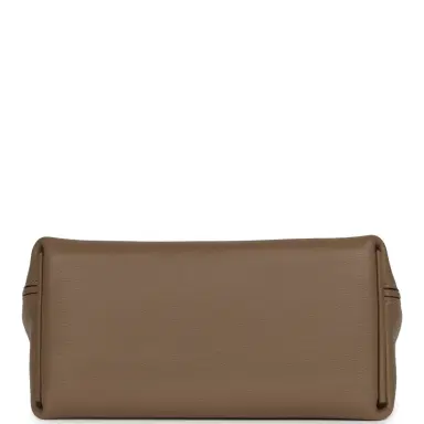 HERMÈS Hermes Mini 24/24 Bag Etoupe Evercolor and Swift Gold Hardware | Thumbnail 6