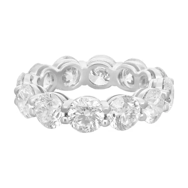 DIANA M. JEWELS Diana M. Jewels 18K White Gold Diamond Eternity Band Ring Sz. 5.5 by The Solist