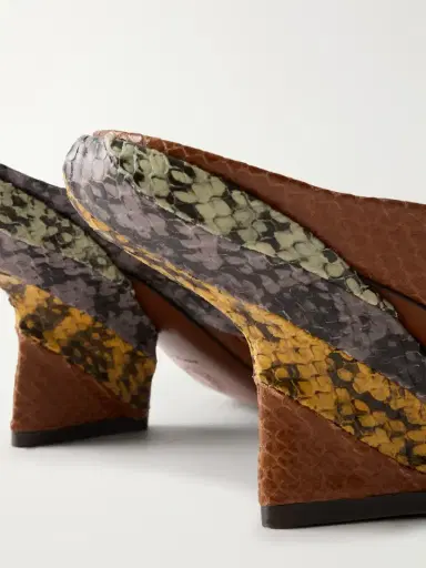 Dries Van Noten Snake-effect Leather Sandals | Thumbnail 5 Dries Van Noten Snake-effect Leather Sandals | Thumbnail 5