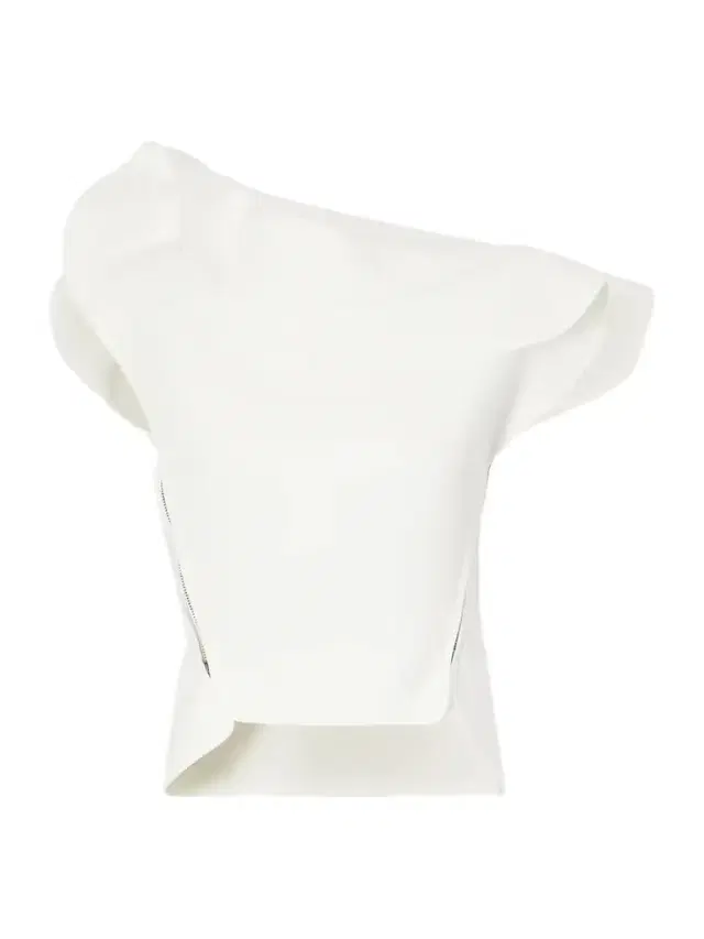 Maticevski Whirl Asymmetric Layered Crepe Top