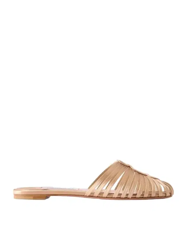 Aquazzura Sweet Surrender Satin Mules