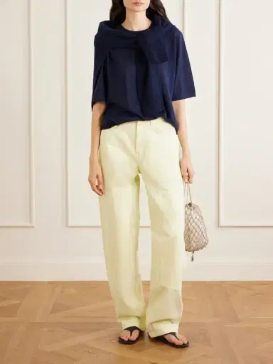 Loulou de Saison Mélange Cashmere T-shirt | Thumbnail 2