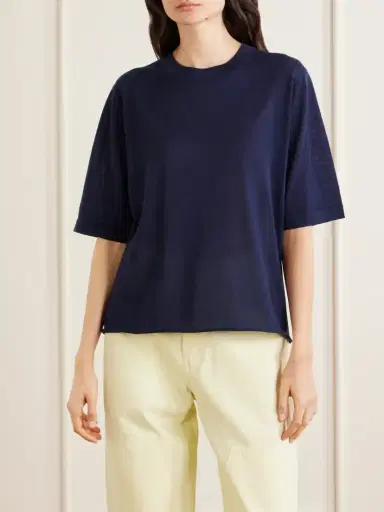 Loulou de Saison Mélange Cashmere T-shirt | Thumbnail 3