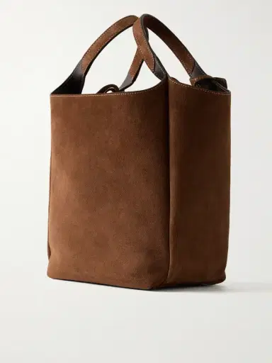 Tod's Apa Secchiello Piccolo Suede Shoulder Bag | Thumbnail 4