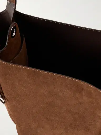Tod's Apa Secchiello Piccolo Suede Shoulder Bag | Thumbnail 6