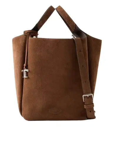 Tod's Apa Secchiello Piccolo Suede Shoulder Bag | Thumbnail 1