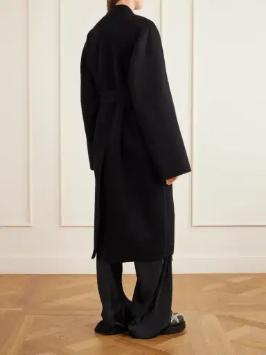 Rick Owens Dagger Belted Cashmere Coat | Thumbnail 4 Rick Owens Dagger Belted Cashmere Coat | Thumbnail 4