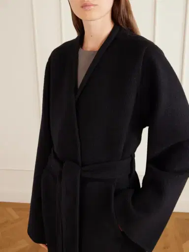 Rick Owens Dagger Belted Cashmere Coat | Thumbnail 5 Rick Owens Dagger Belted Cashmere Coat | Thumbnail 5