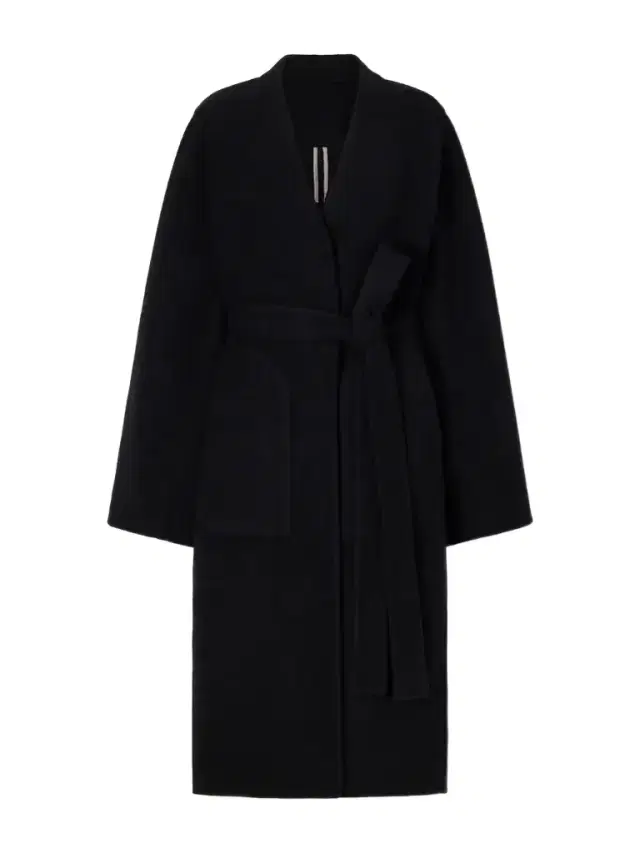 Rick Owens Dagger Belted Cashmere Coat