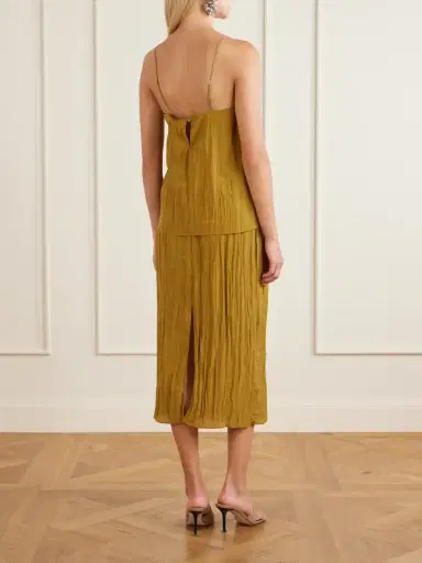 Tibi Crinkle Charmeuse Tank | Thumbnail 3