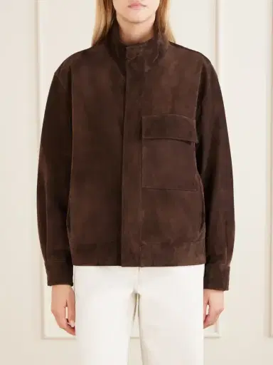 Nili Lotan Cirque Suede Jacket | Thumbnail 3