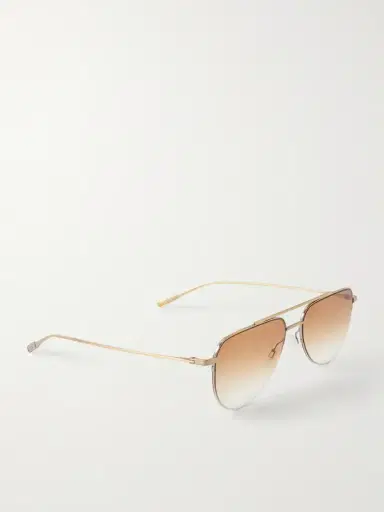 BARTON PERREIRA Mcnair Aviator-style Metal Sunglasses | Thumbnail 3