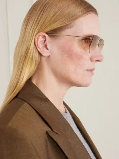 BARTON PERREIRA Mcnair Aviator-style Metal Sunglasses | Thumbnail 5