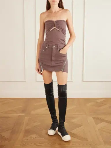 Rick Owens Bolan Banana Virgin Wool Mini Skirt | Thumbnail 2 Rick Owens Bolan Banana Virgin Wool Mini Skirt | Thumbnail 2