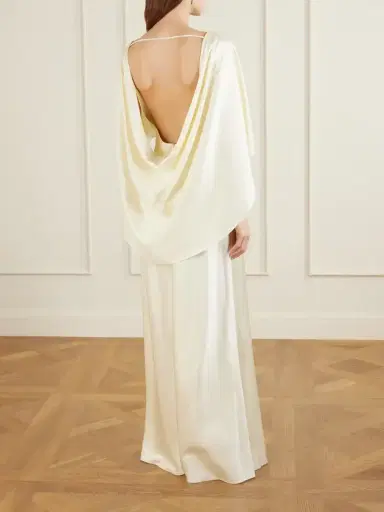 Heirlome Anna Silk-satin Maxi Dress | Thumbnail 3