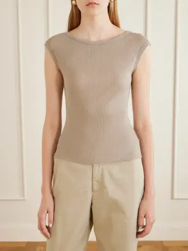 James Perse Ribbed Cotton And Cashmere-blend Tank | Thumbnail 3