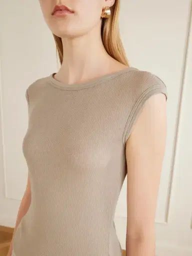 James Perse Ribbed Cotton And Cashmere-blend Tank | Thumbnail 5