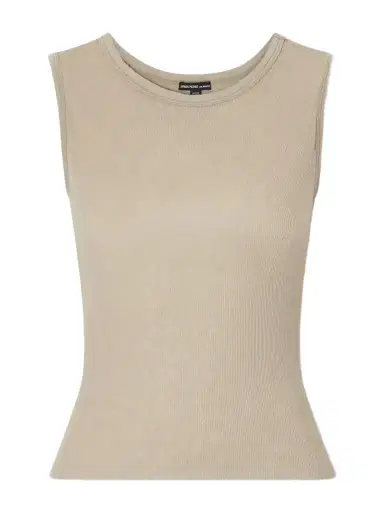 James Perse Ribbed Cotton And Cashmere-blend Tank | Thumbnail 1