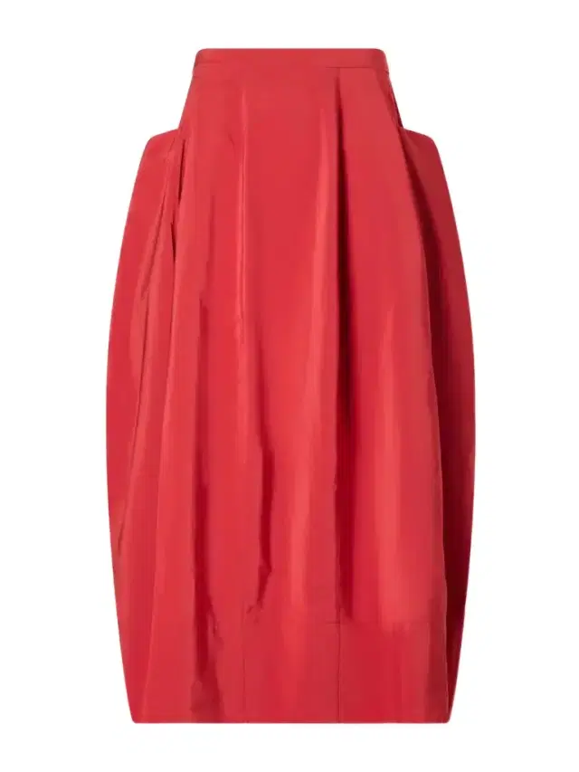 Tibi Lantern Paneled Shell Skirt