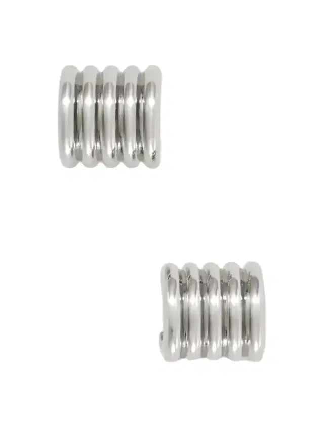 Déhanche Hollyhock Silver-toned Earrings