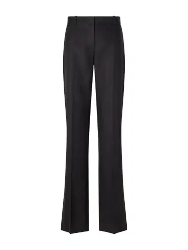 Heirlome Petula Pleated Silk-twill Straight-leg Pants | Thumbnail 1