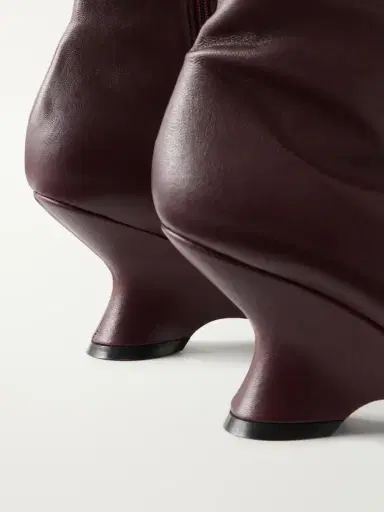 Dries Van Noten Leather Wedge Ankle Boots | Thumbnail 5 Dries Van Noten Leather Wedge Ankle Boots | Thumbnail 5