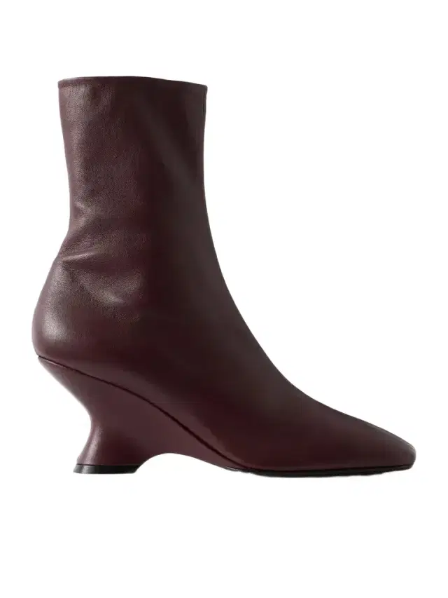 Dries Van Noten Leather Wedge Ankle Boots