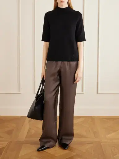 Loulou de Saison Alera Silk Wide-leg Pants | Thumbnail 2