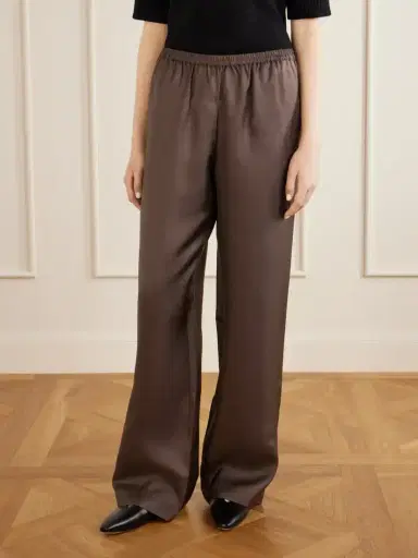 Loulou de Saison Alera Silk Wide-leg Pants | Thumbnail 3