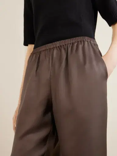 Loulou de Saison Alera Silk Wide-leg Pants | Thumbnail 5