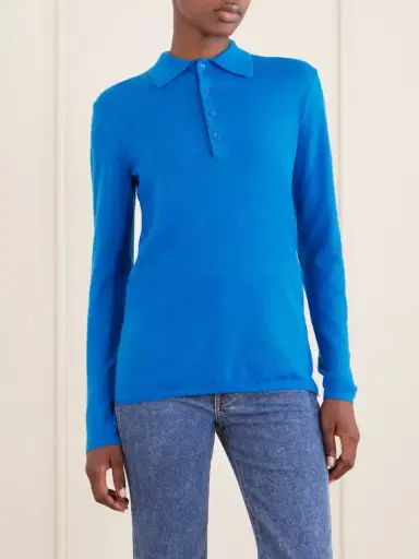 Tibi Wool-blend Knit Polo Sweater | Thumbnail 3 Tibi Wool-blend Knit Polo Sweater | Thumbnail 3