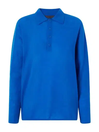Tibi Wool-blend Knit Polo Sweater | Thumbnail 1 Tibi Wool-blend Knit Polo Sweater | Thumbnail 1