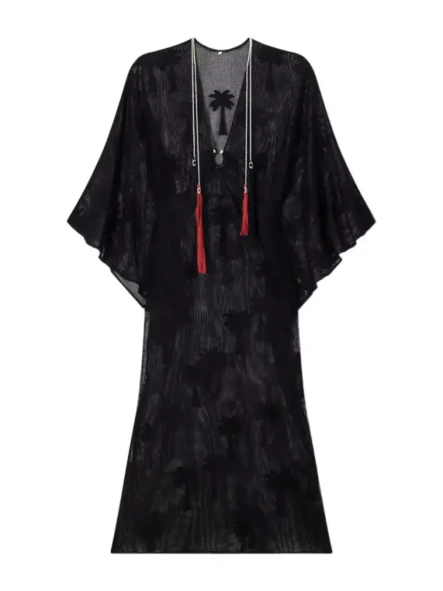 Johanna Ortiz Palm Veil Crocheted Cotton Cover-up