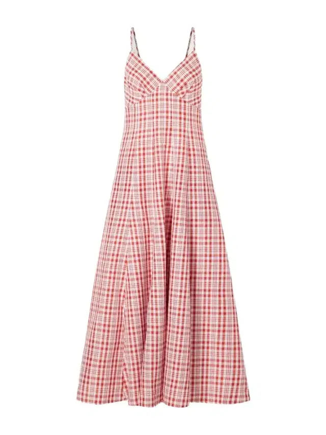 Rosie Assoulin Checked Jersey Maxi Dress