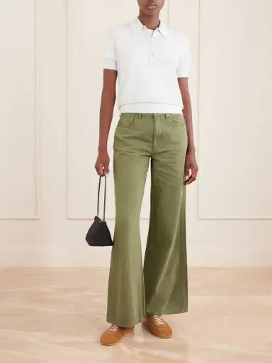Veronica Beard Kasey Mid-rise Wide-leg Jeans | Thumbnail 2
