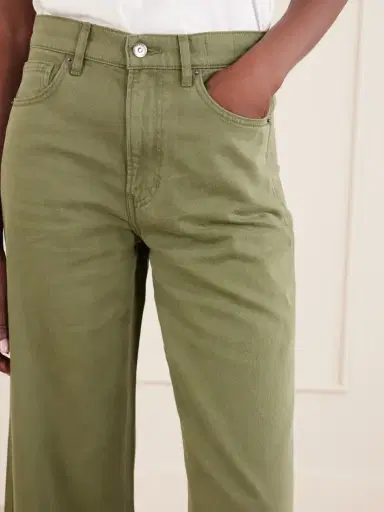 Veronica Beard Kasey Mid-rise Wide-leg Jeans | Thumbnail 4