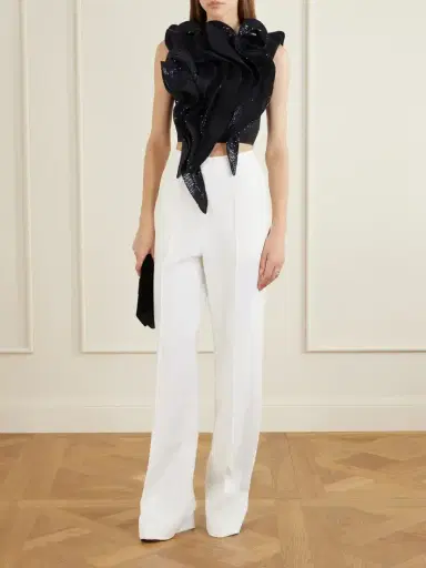 Maticevski Lavish Bodice Sequin-embellished Georgette Blouse | Thumbnail 2 Maticevski Lavish Bodice Sequin-embellished Georgette Blouse | Thumbnail 2
