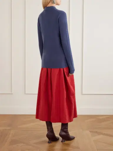 Tibi Wool-blend Knit Polo Sweater | Thumbnail 4 Tibi Wool-blend Knit Polo Sweater | Thumbnail 4