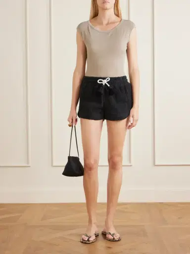 Cap d’Antibes Kelly Cotton-terry Shorts | Thumbnail 2