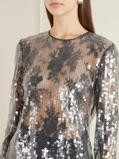 Veronica de Piante Dalia Lace And Sequins Blouse | Thumbnail 5
